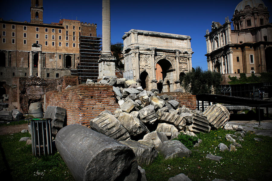 Nature Photograph - Roman Forum by Kevin Flynn