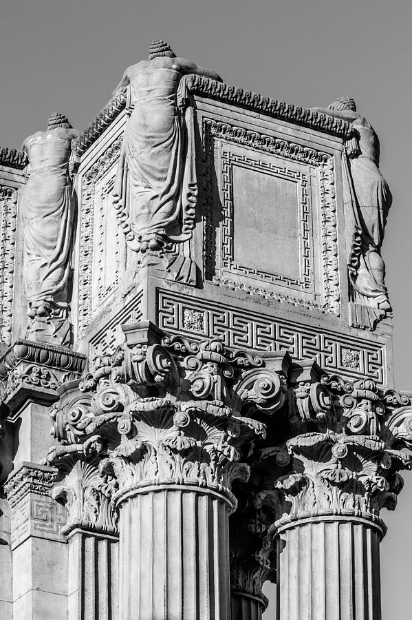 Roman Greco Pillar Photograph by Ray Shiu