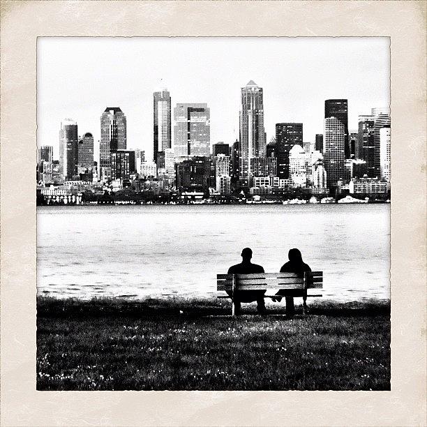 Seattle Photograph - Romance in Seattle by Chris Fabregas