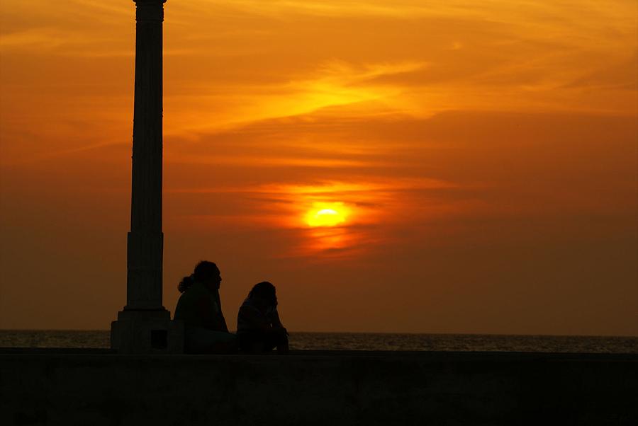 Romancing The Sunset Photograph