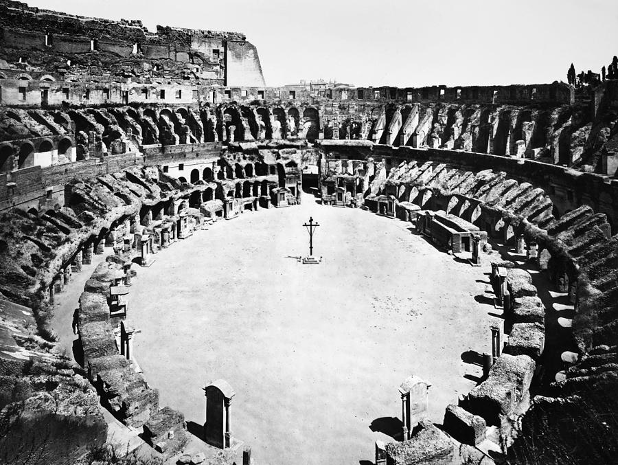 Rome: Colosseum Photograph by Granger