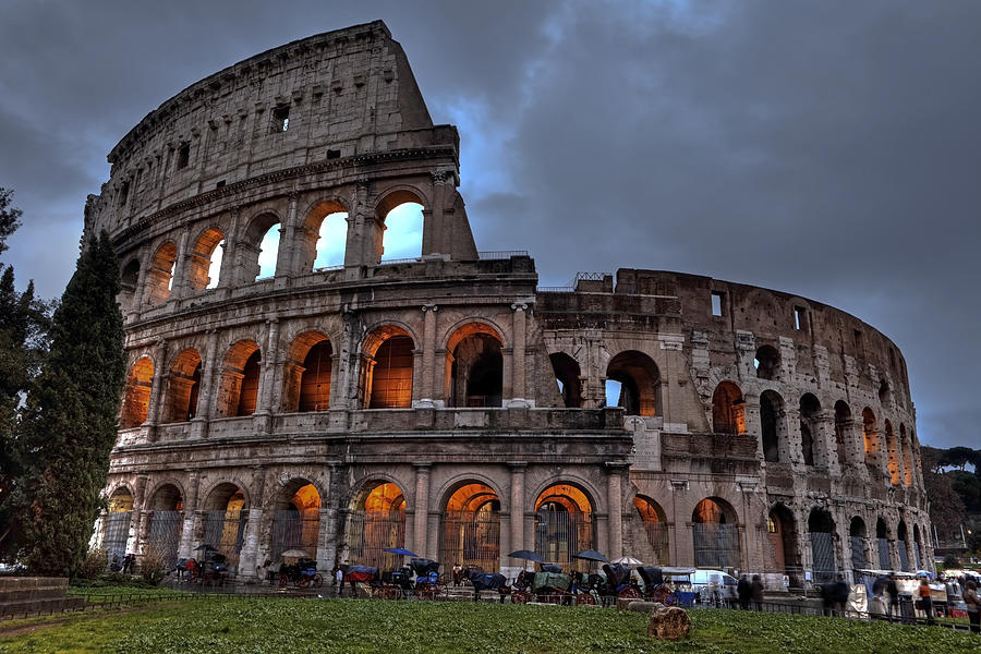 Colosseum Photograph - Rome colosseum by Joana Kruse