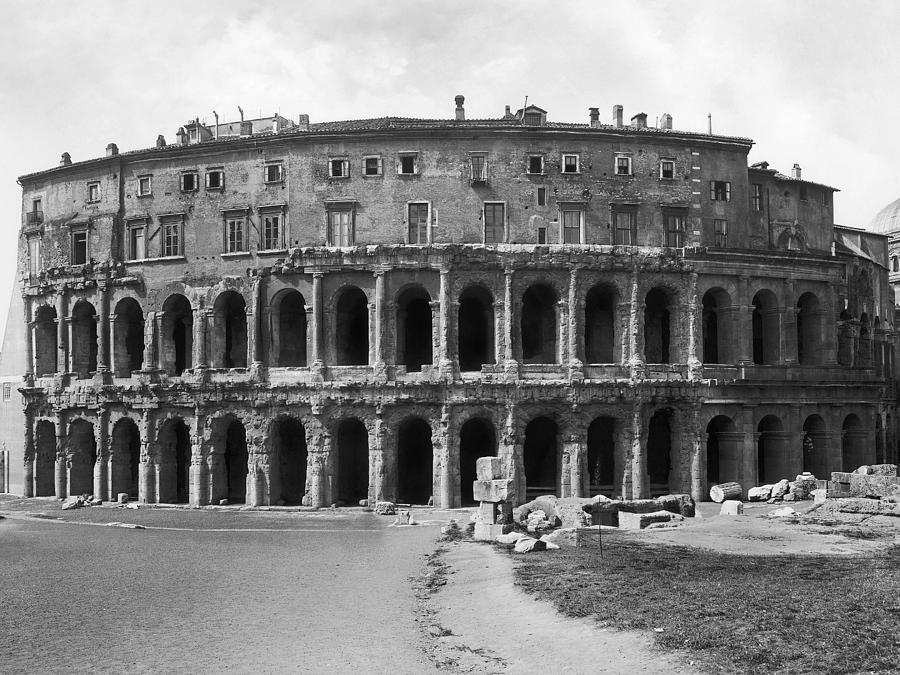 Rome: Theater Of Marcellus Photograph by Granger