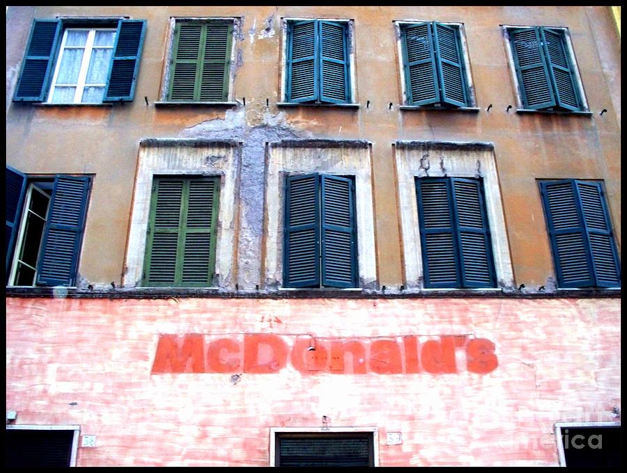 Romes McDonalds 2 Photograph by Tatyana Searcy
