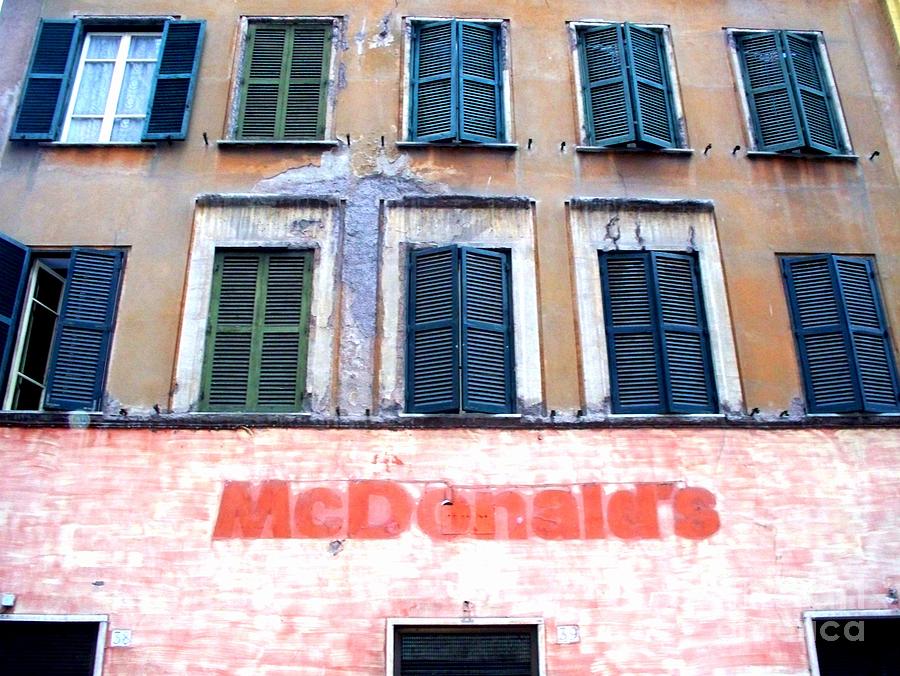 Romes McDonalds Photograph by Tatyana Searcy