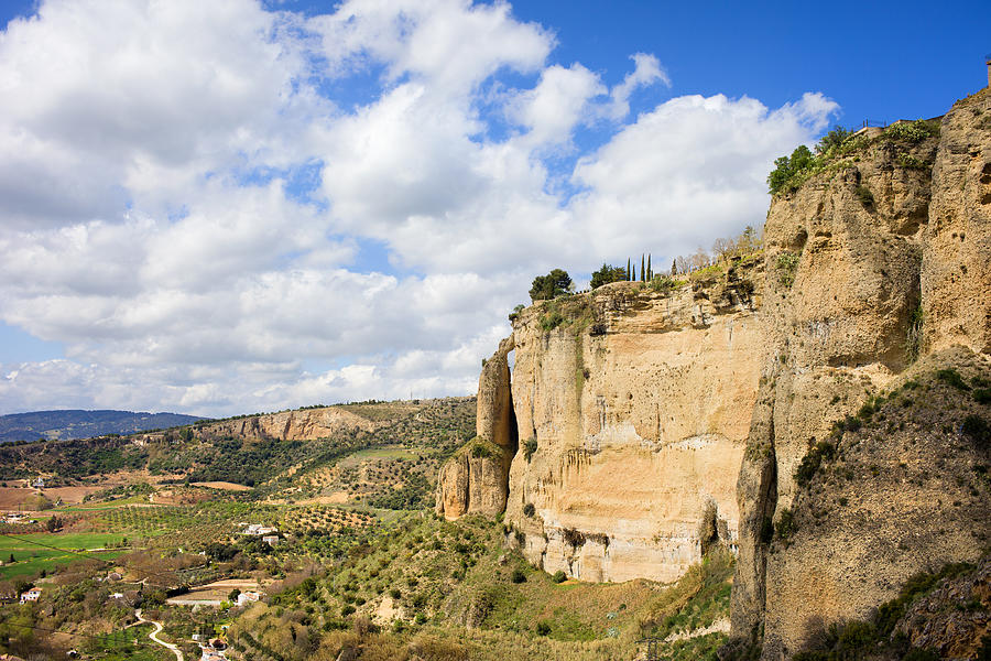 Nature Photograph - Ronda Cliffs in Andalusia by Artur Bogacki