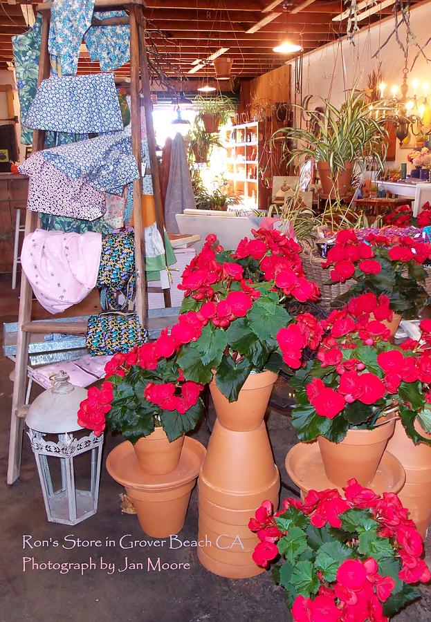 Rons--a favorite boutique and nursery store in Grover Beach CA Photograph by Jan Moore