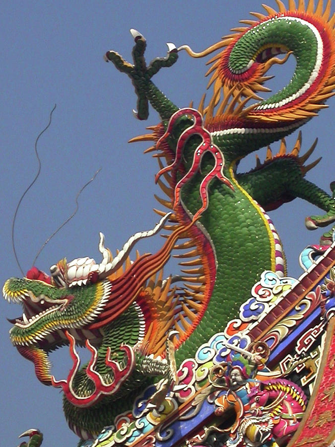 Roof Dragon Photograph by Mary Lane - Pixels