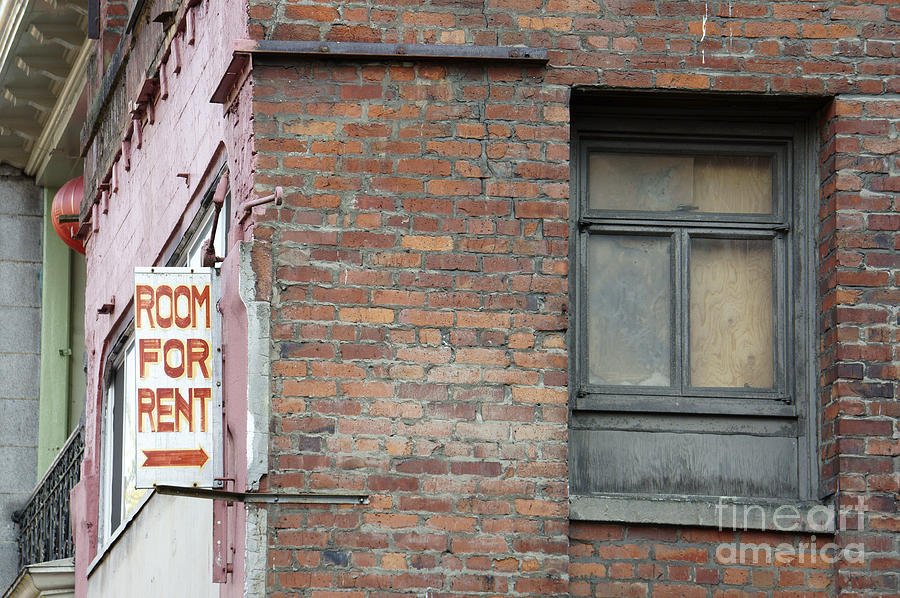 ROOM FOR RENT Vancouver Chinatown Photograph by John  Mitchell