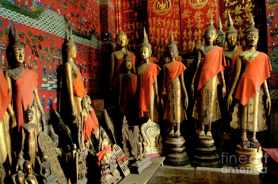 Room Of Buddhas Photograph by Bob Christopher