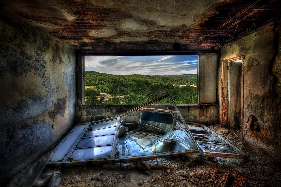 Abandoned Photograph - Room With A View by Evelina Kremsdorf