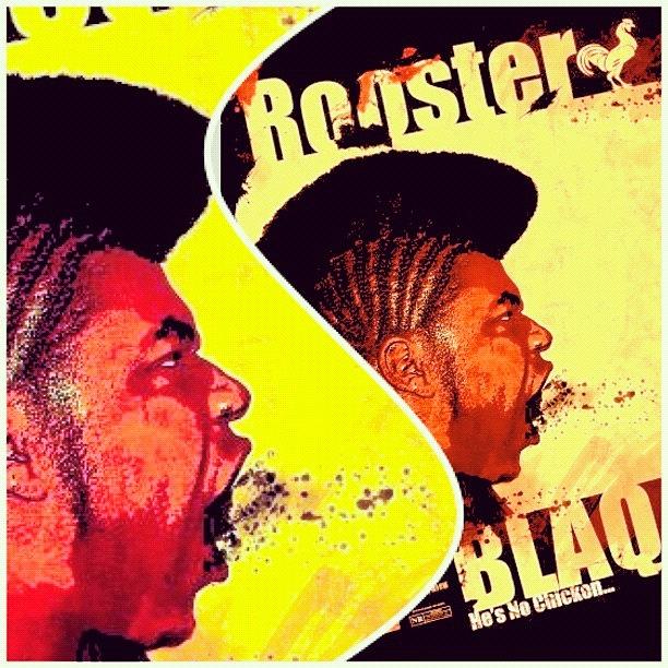 Rooster Blaq.....hes No Chicken Photograph by Leon Nayshun