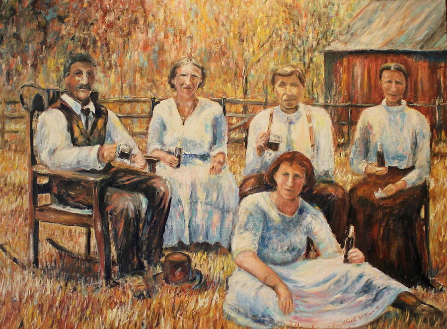 Root Beer in August Painting by Daniel W Green