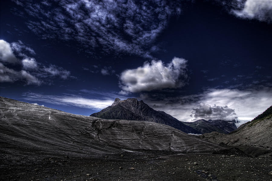 Root Glacier with Clouds Photograph by Michele Cornelius