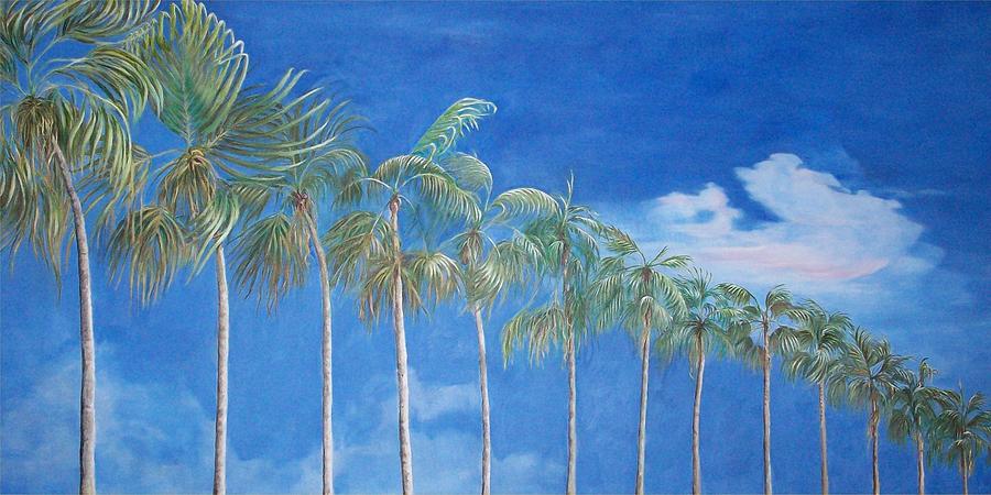 Landscape Painting - Rooted Chorus Line by Irene Corey Landscape Painting - Rooted Chorus Line by Irene Corey