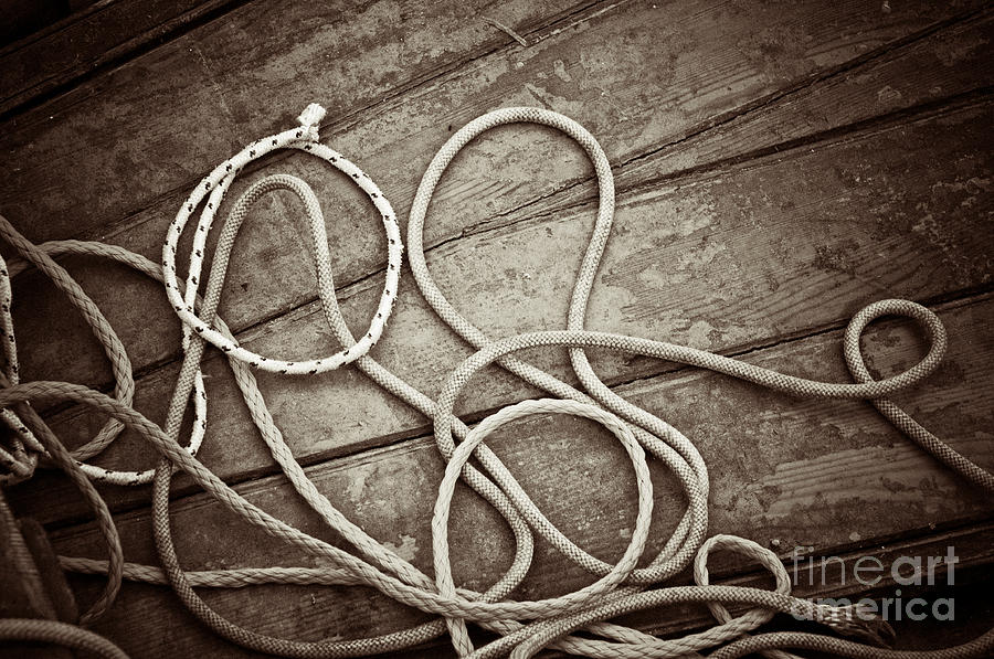 Ropes Photograph by Silvia Ganora