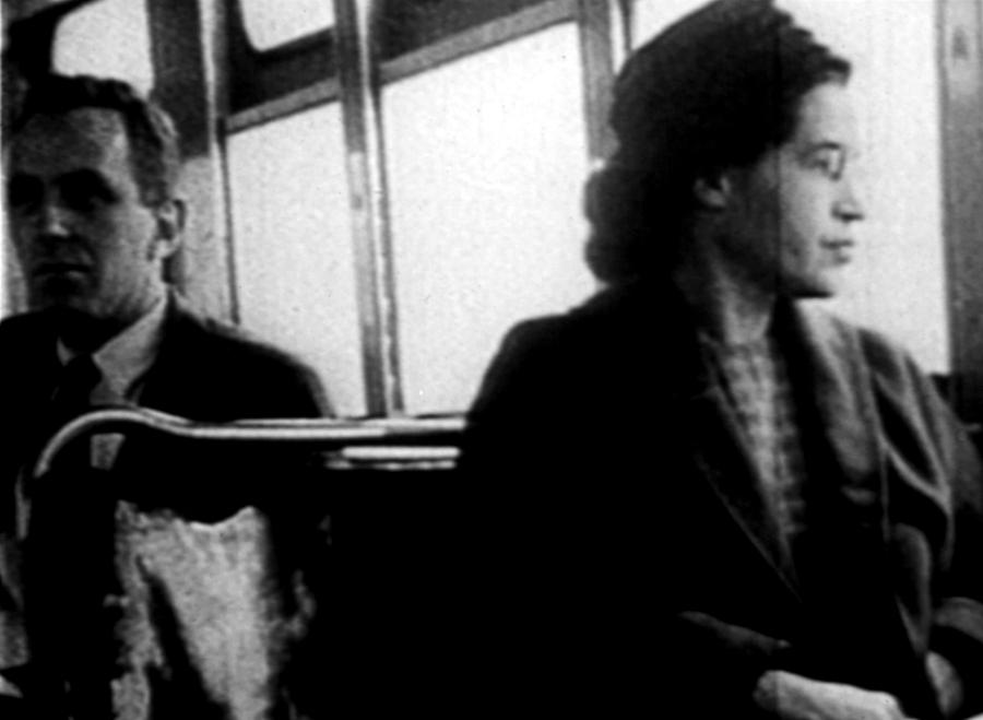 images of rosa parks on the bus