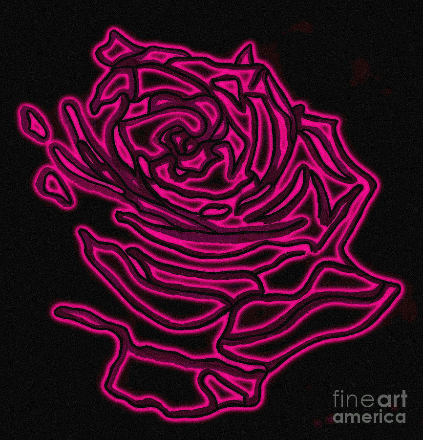 Rose Drawing - Rose 2 by Christine Perry