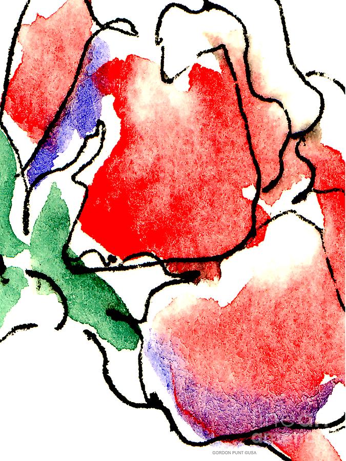 Rose-Abstract-Paintings-2 Painting by Gordon Punt