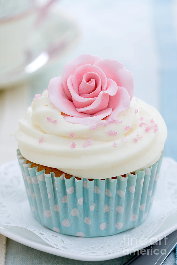 Rose Cupcake Photograph by Ruth Black