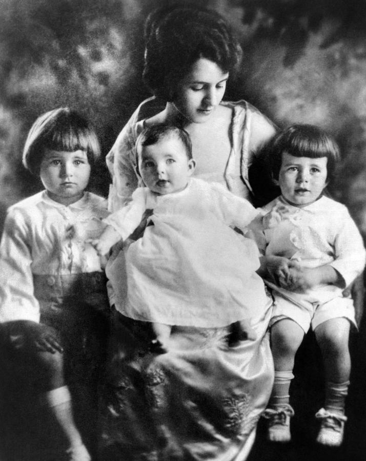 Rose Kennedy With Her Three Eldest Photograph by Everett