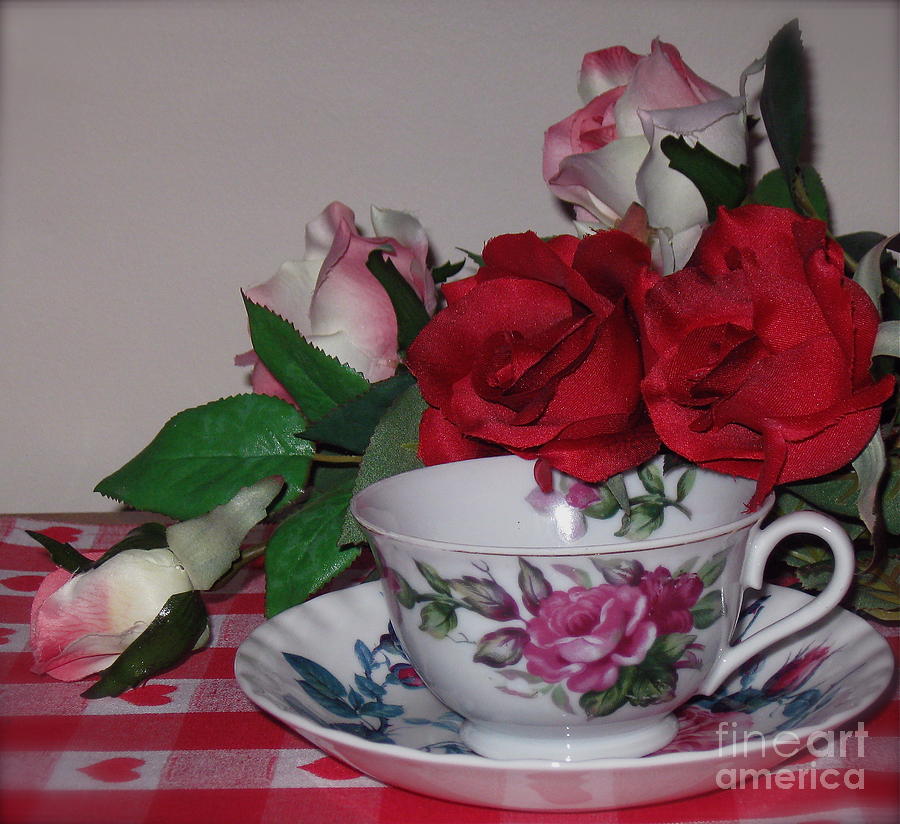 Rose Tea Photograph by Nancy Patterson