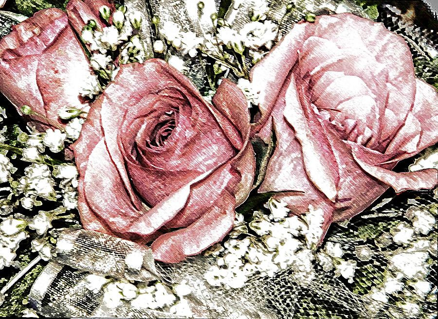 Roses and Lace Photograph by Michelle Frizzell-Thompson