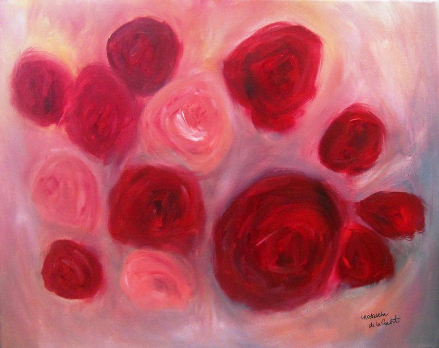 Roses Painting by Natascha de la Court
