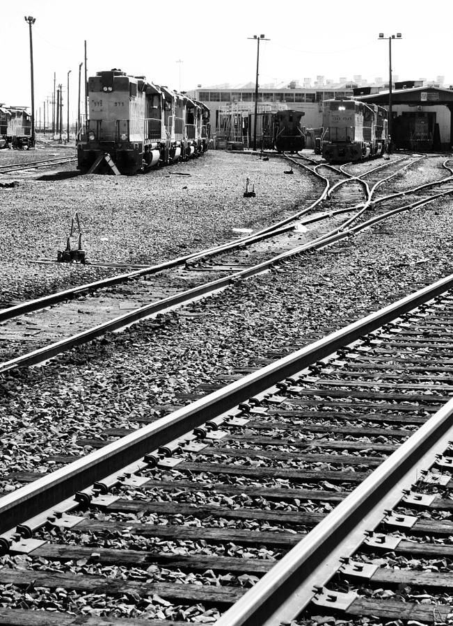 Roseville Train Yard Photograph by Sally Bauer