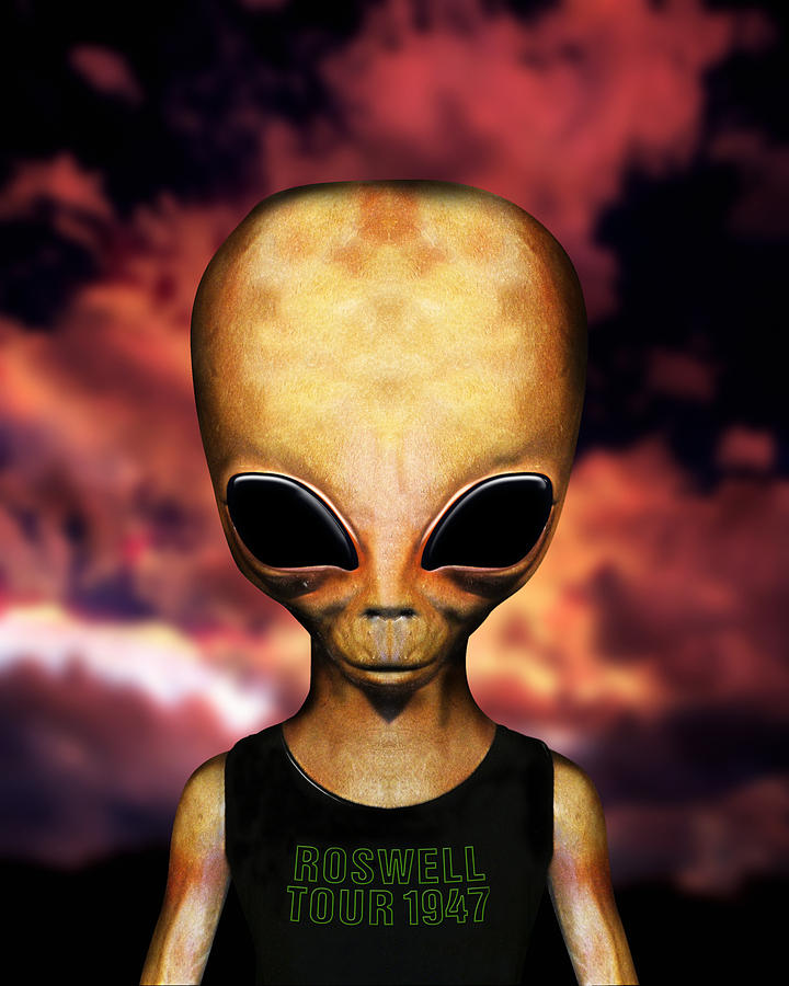 Roswell Alien Photograph by Victor Habbick Visions