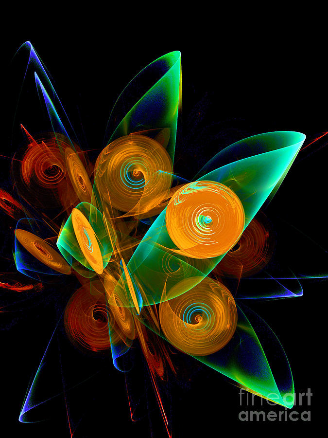 Rotating by Wind Digital Art by Klara Acel