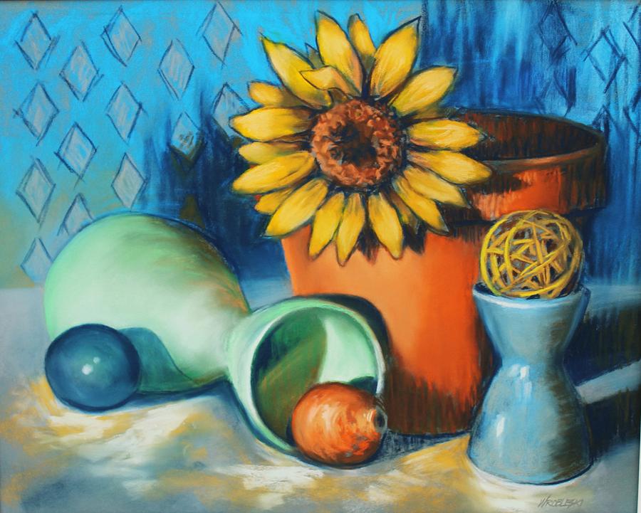 Rounds About Painting by Peggy Wrobleski