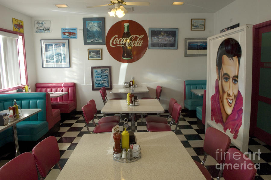 Car Photograph - Route 66 Burgers by Bob Christopher