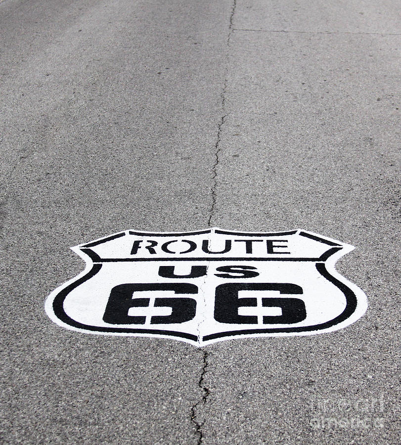 Vintage Photograph - Route 66 by Gayle Johnson