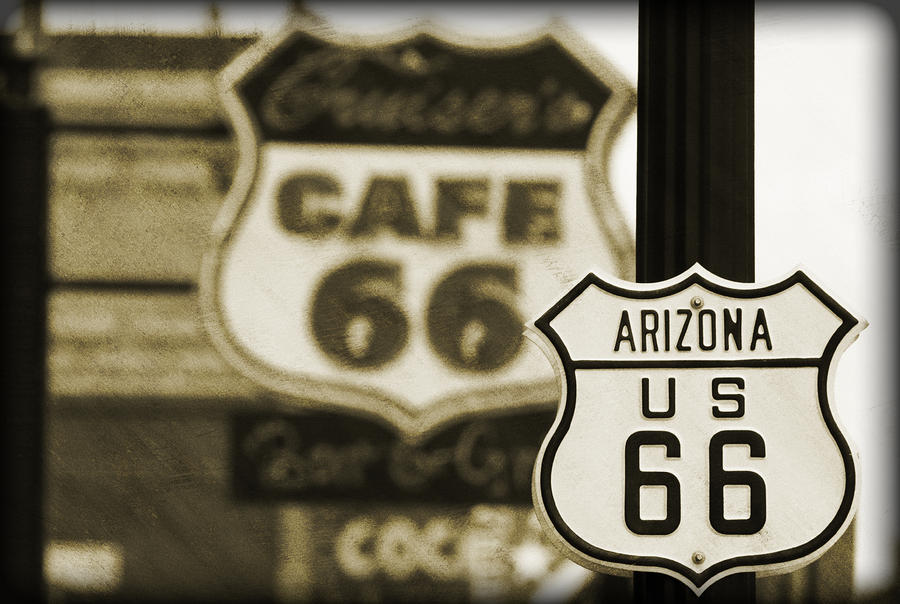 Route 66 Photograph by Ricky Barnard