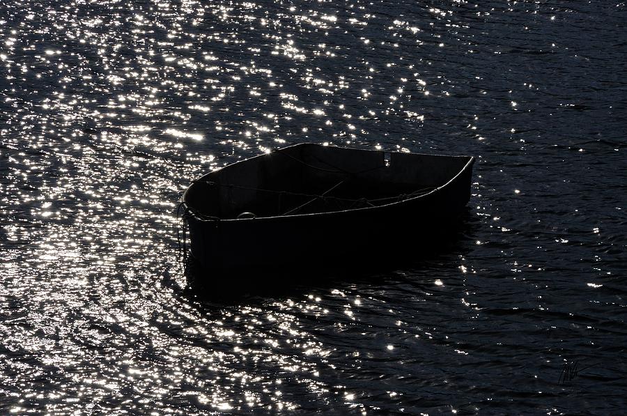 Row Boat in the Sun Photograph by Mark Valentine