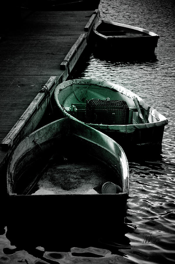 Row Boats Photograph by Mark Valentine