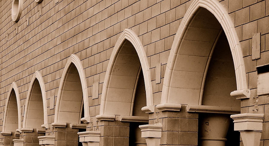 Row of Arches Photograph by Holly Blunkall