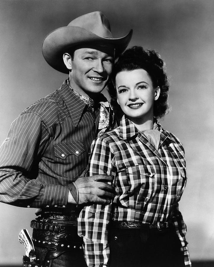 Roy Rogers, Dale Evans, Ca. 1950 Photograph by Everett