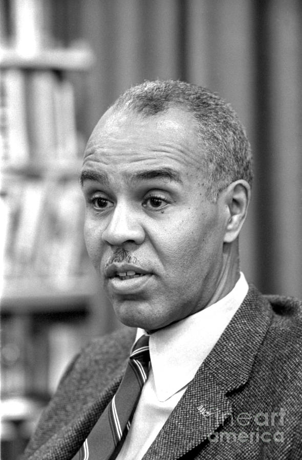 Roy Wilkins (1901-1981) Photograph by Granger