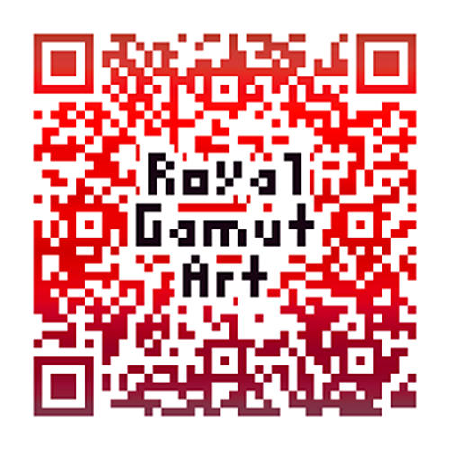 Royal Gamut Art - QR code Digital Art by Tom Roderick