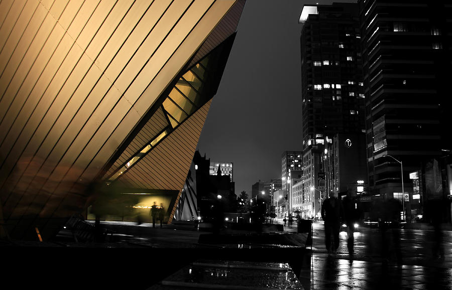 Royal Ontario Museum Night Photograph by Andrew Fare
