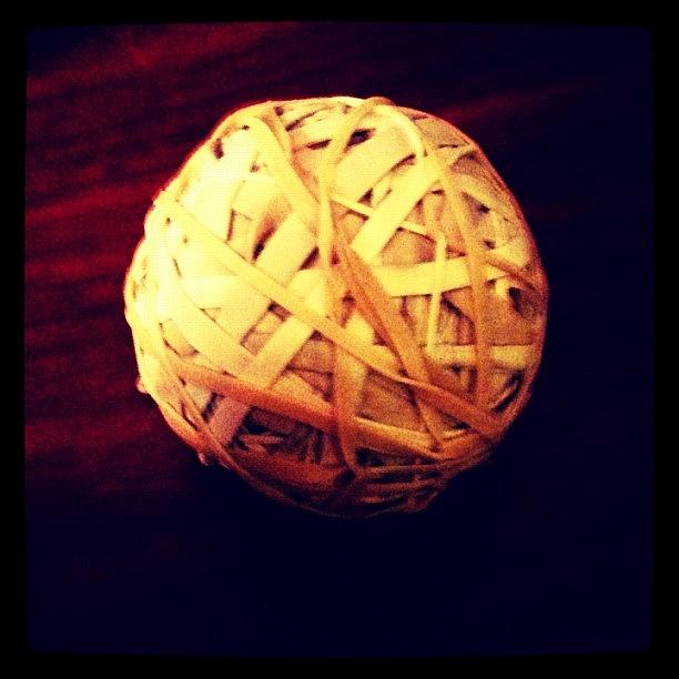 Rubber Band Ball Photograph by Christine Gallis