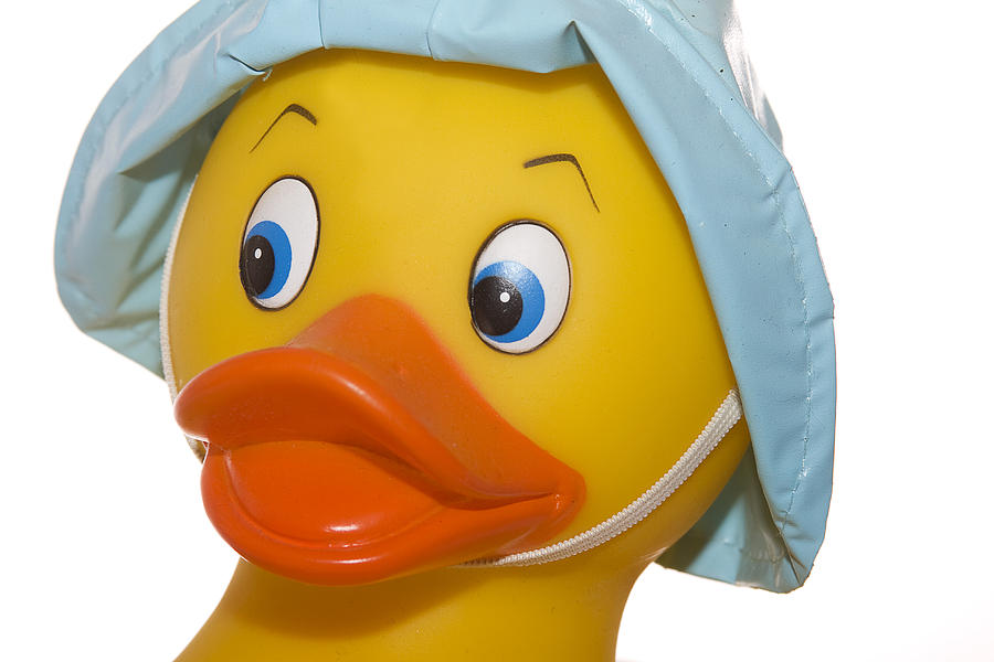 Rubber Ducky Closeup Photograph by Trudy Wilkerson