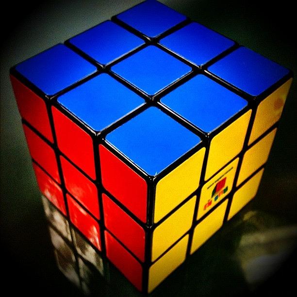Cube Photograph - #rubric #cube by Amanda Max