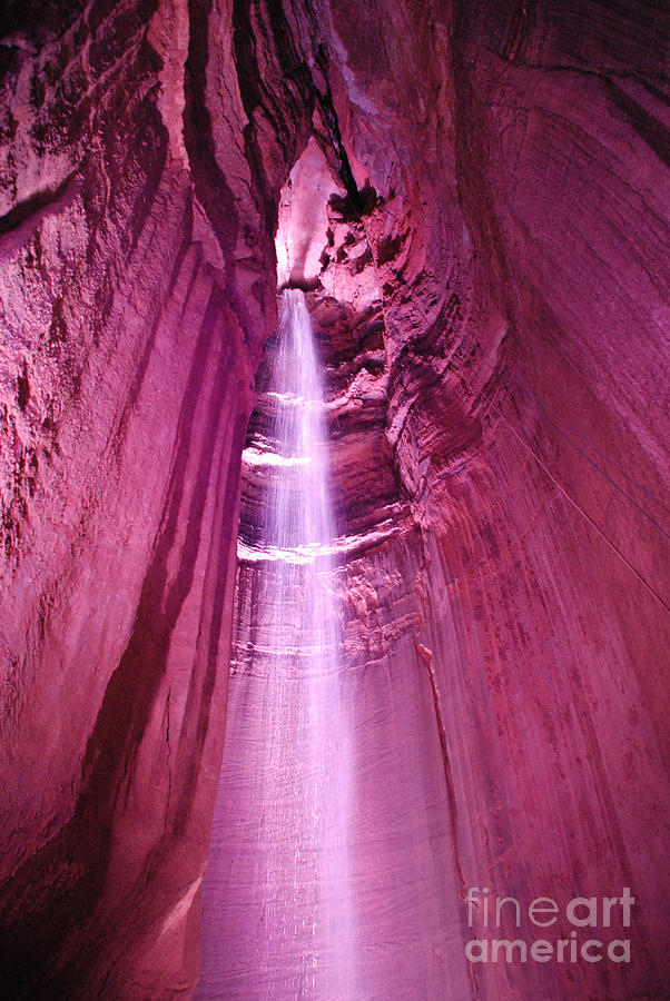 Ruby Falls Waterfall 1 Photograph by Mark Dodd