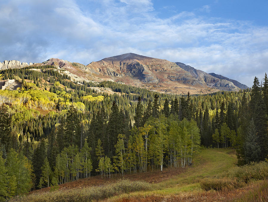 Ruby Peak Near Crested Butte Colorado Photograph by Tim Fitzharris