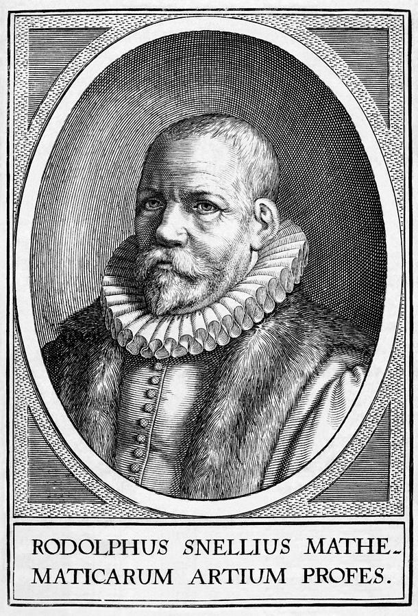 Portrait Photograph - Rudolph Snellius, Dutch Mathematician by Middle Temple Library