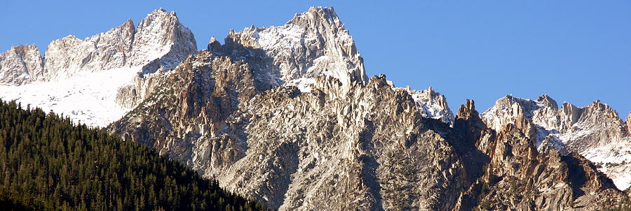 Rugged Mountain Peaks Photograph by Jeff Lowe - Pixels