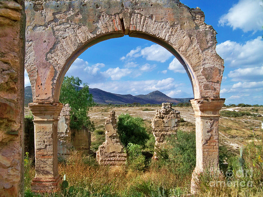 Ruins Of Mineral De Pozos Photograph by John  Kolenberg
